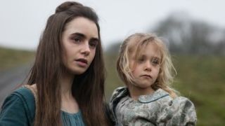Lily Collins in Les Miserables.