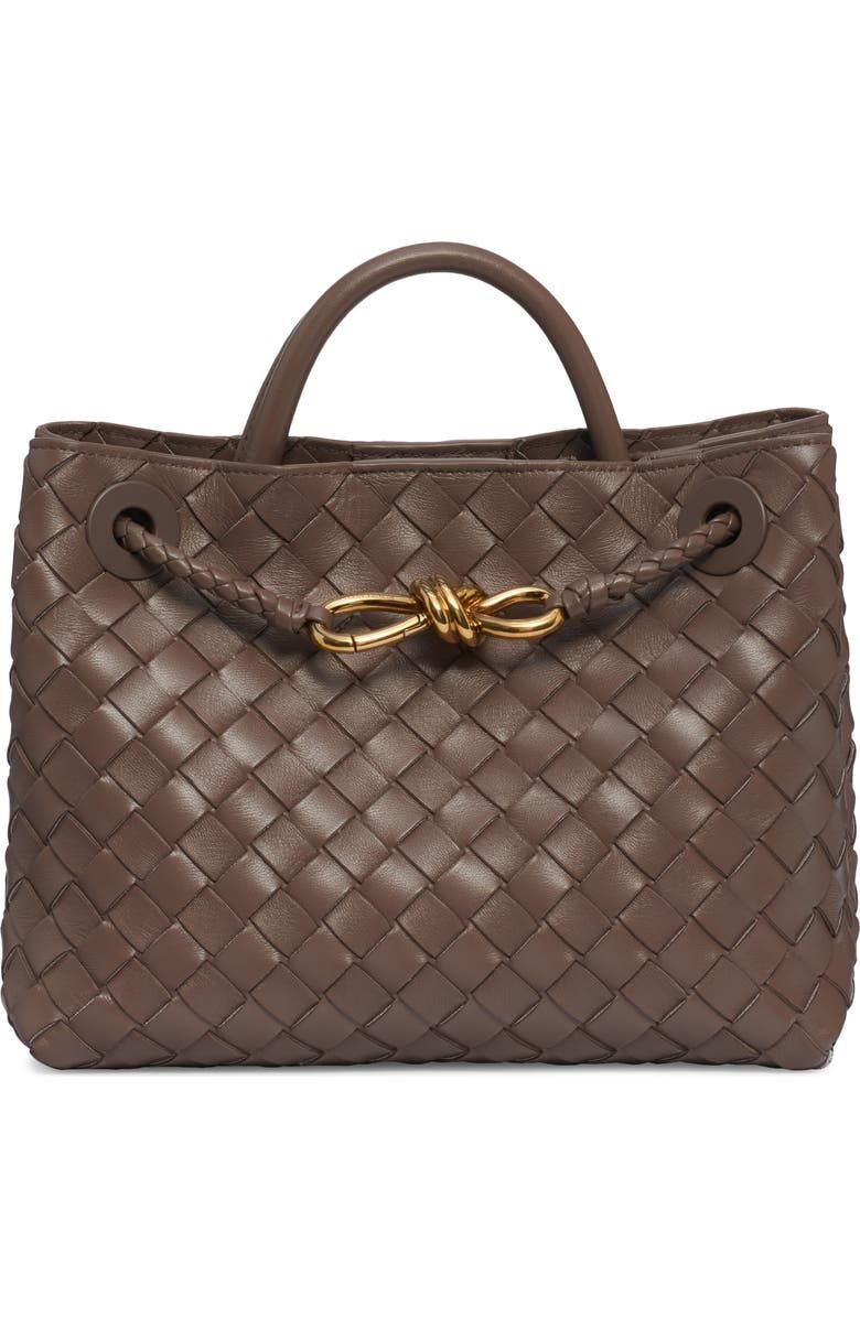 Small Andiamo Intrecciato Leather Shoulder Bag