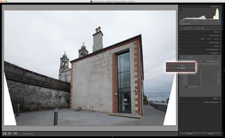 Lightroom tutorial perspective correction