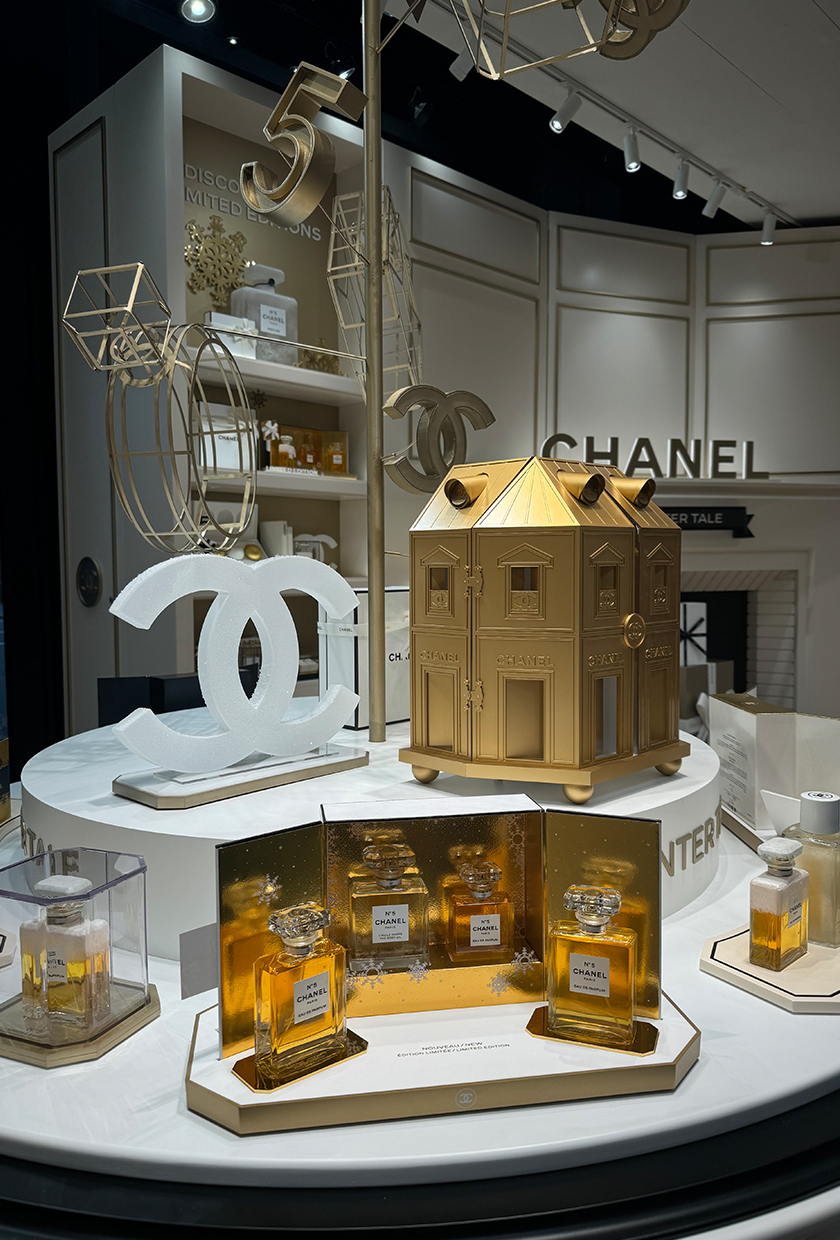 Chanel Winter Tale pop-up at Harrods