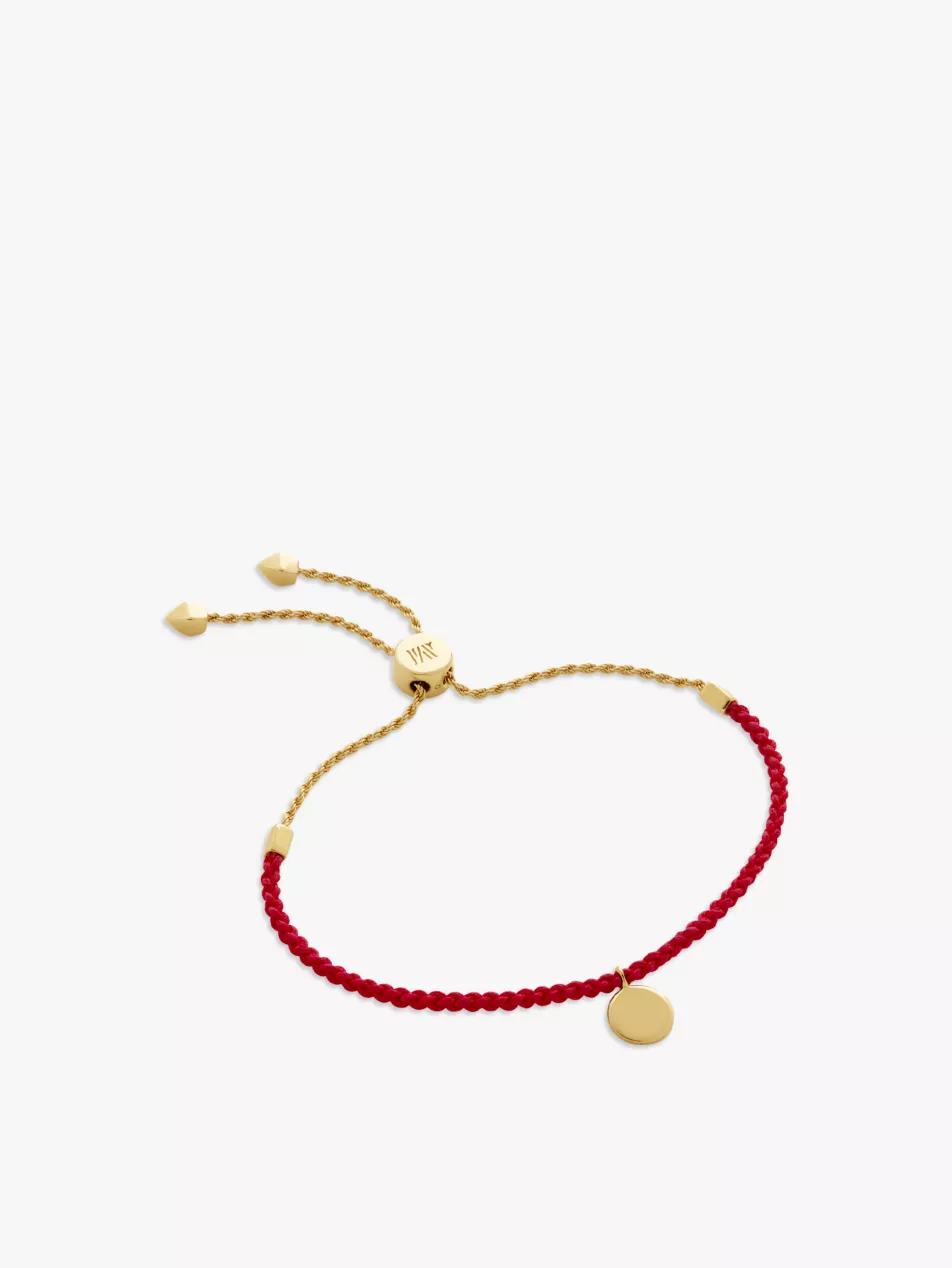 Linear Friendship 18ct Yellow Gold-Plated Vermeil Sterling Silver Bracelet