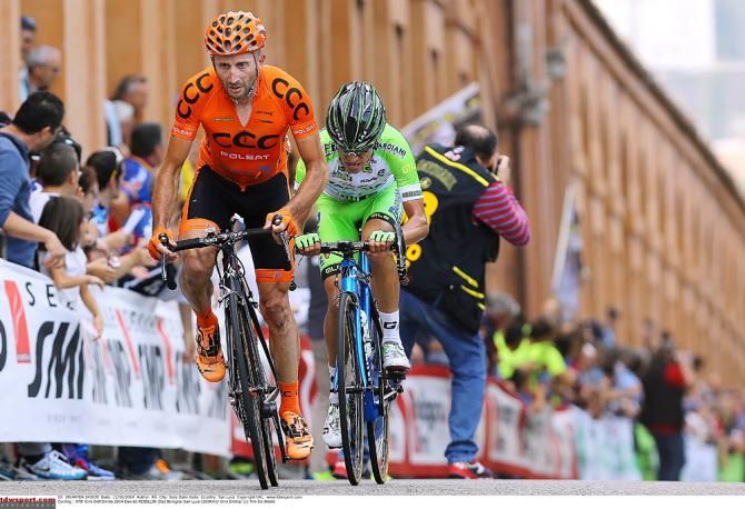 Davide Rebellin (CCC Polsat) on the attack
