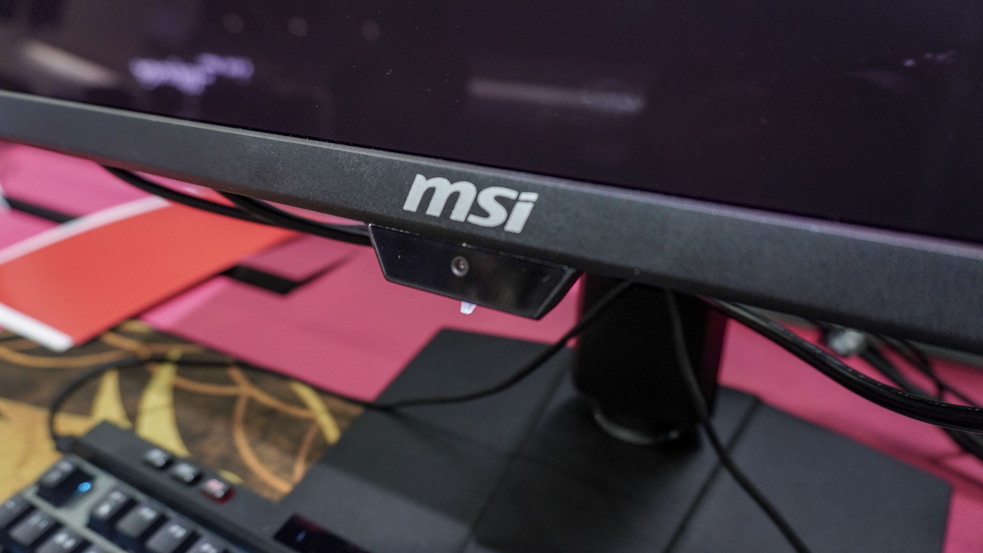 The AI Care Sensor on the new MAG 272QP QD-OLED X50 gaming monitor