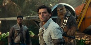 Finn, Poe and Chewbacca