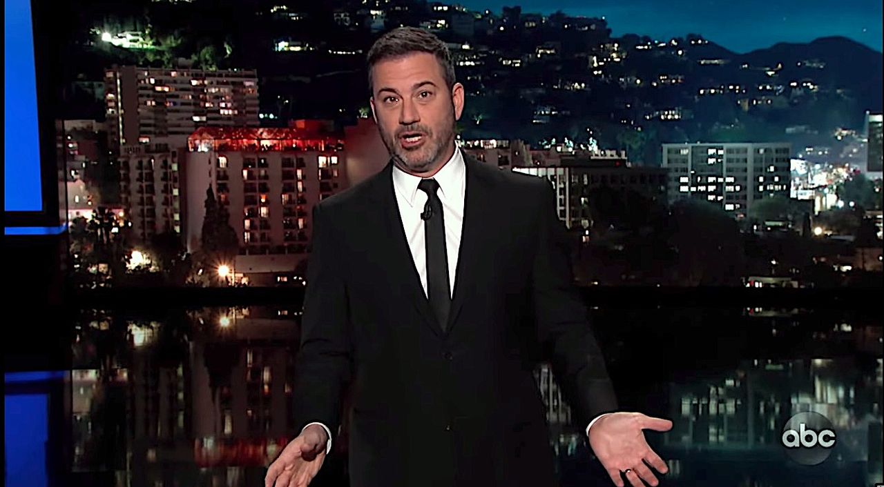 Jimmy Kimmel mocks Trump feud with Pelosi