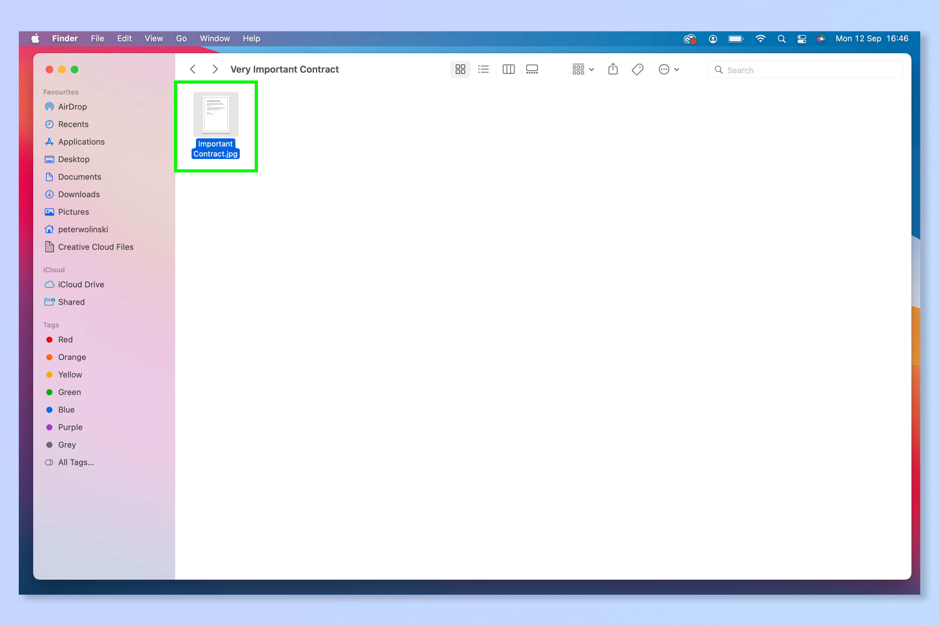Скриншот, показывающий, как конвертировать jpg в pdf на Mac