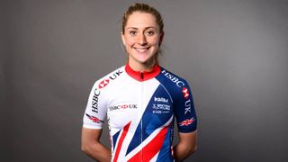 Laura Kenny models the new