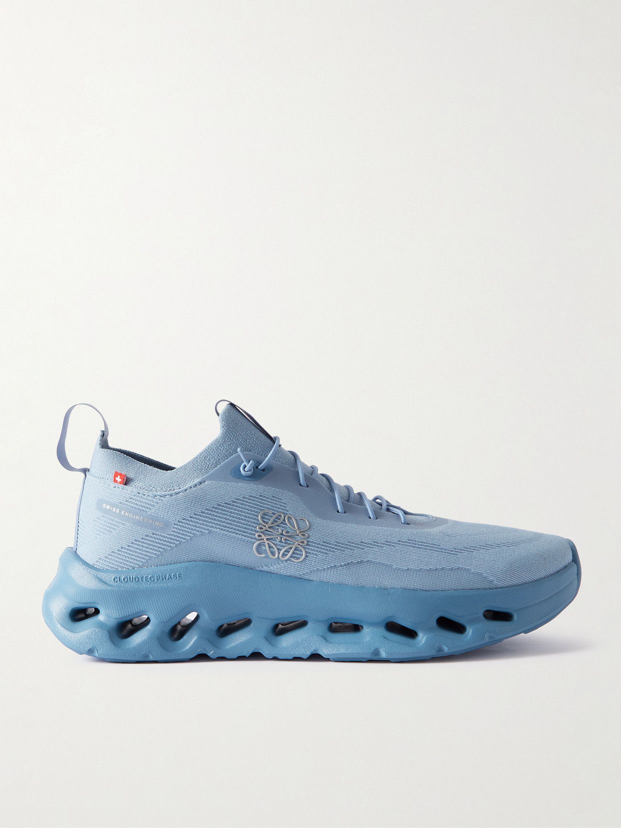 + on Cloudtilt Stretch Recycled-Knit Sneakers