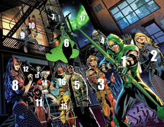 Green Arrow #1 characters
