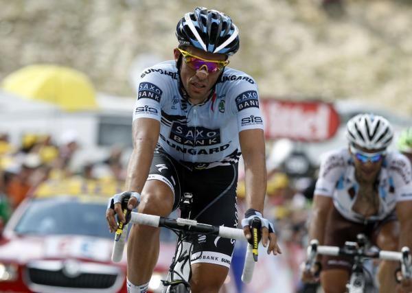 Alberto Contador again rode defensively