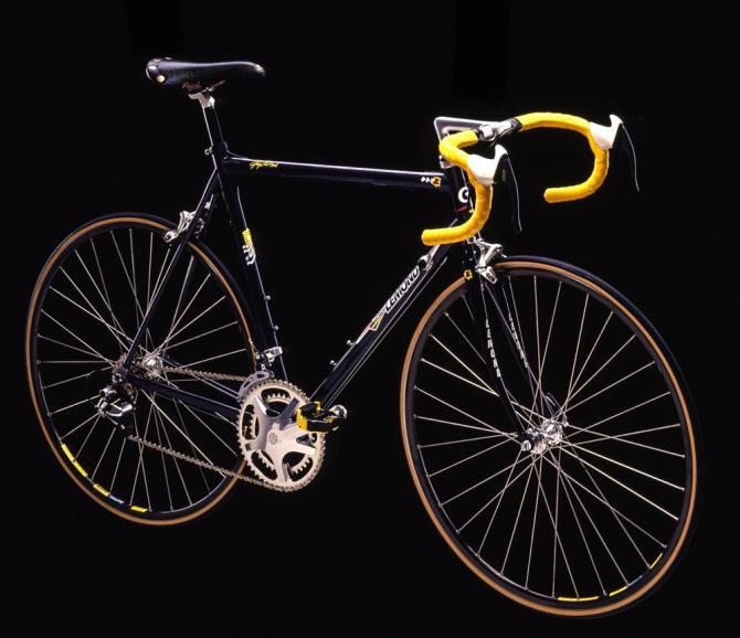 An earlier vintage, Mavic-equipped LeMond