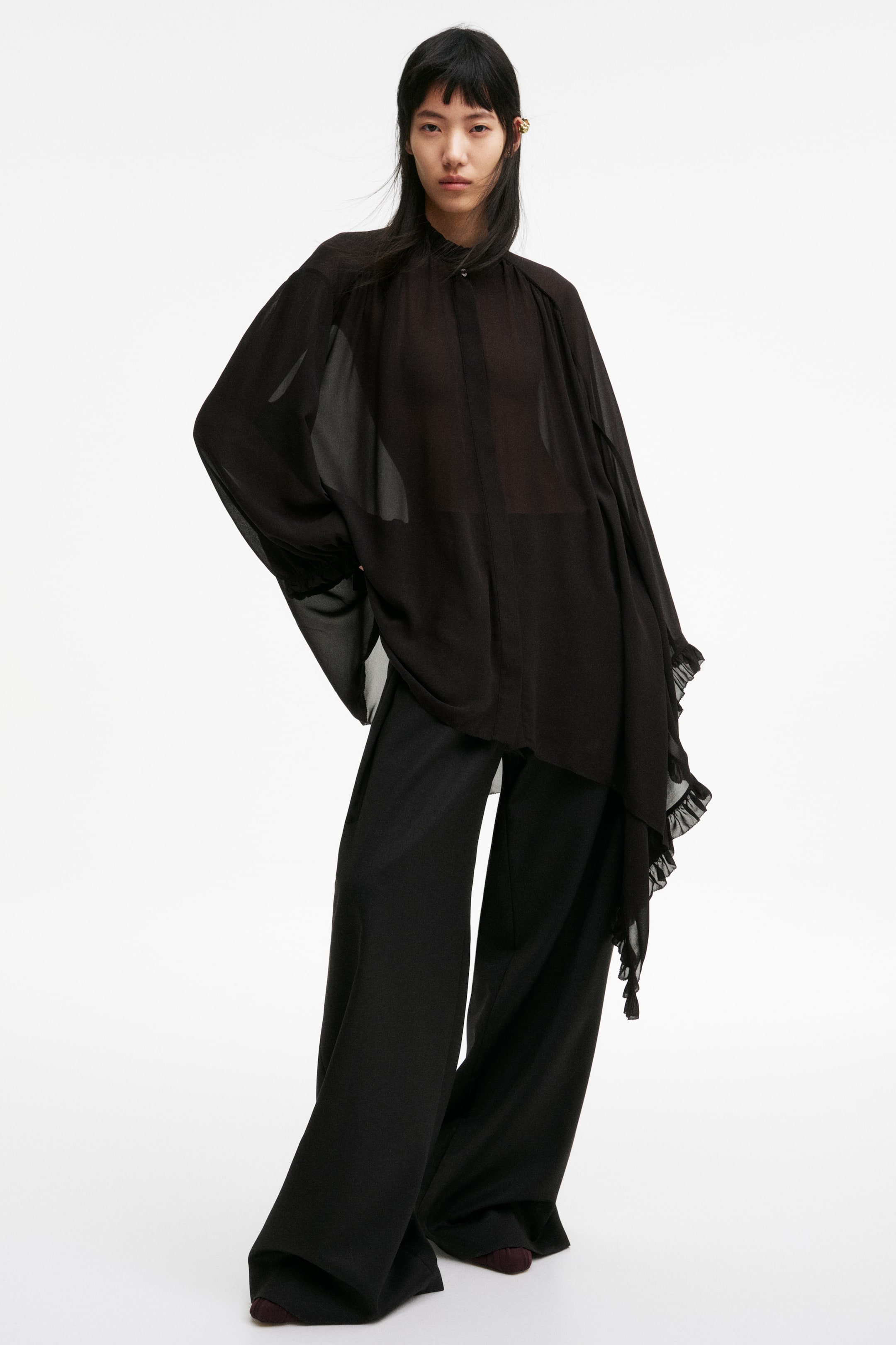 Chiffon Blouse - Black