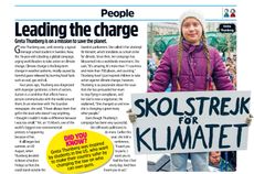 An article about Greta Thunberg