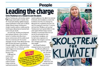 An article about Greta Thunberg