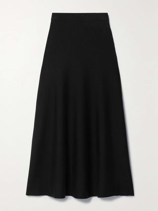 Freddie Wool, Cashmere and Silk-Blend Midi Skirt