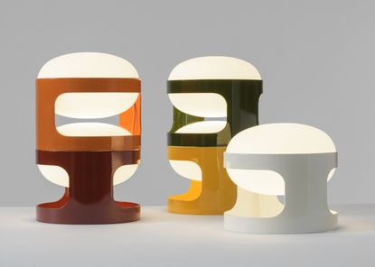 Joe Colombo KD28 lamps by Kartell