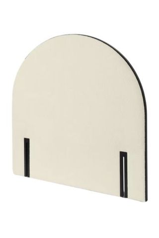 Made.com boucle headboard white cut out