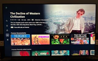 Amazon Freevee TV interface