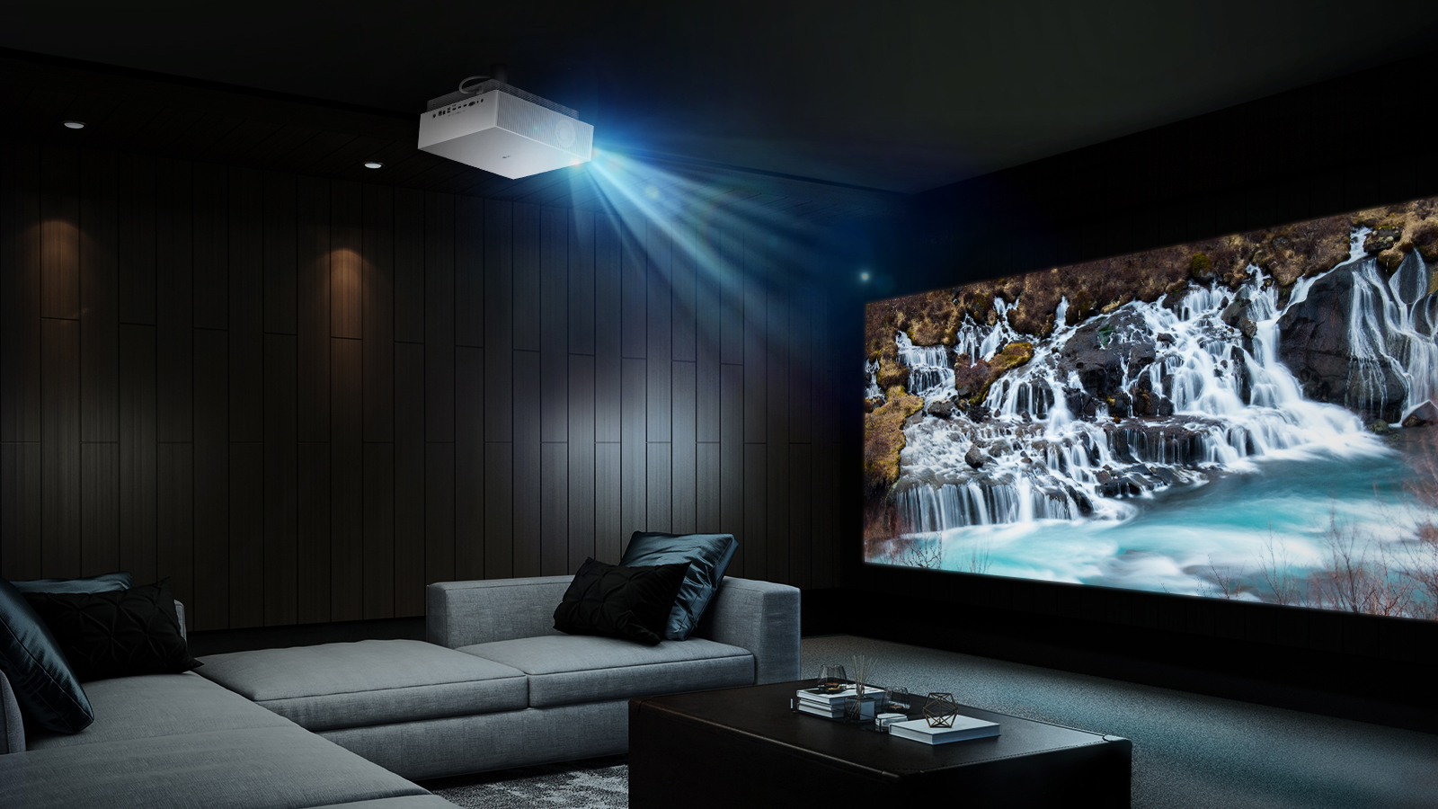 The new LG CineBeam 4K projector puts a 300inch movie screen in your