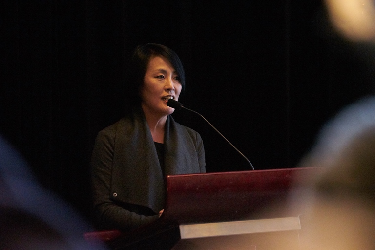 Mashija&rsquo;s Moonsong Bang, DAWA judge and director of the Winevision school, led the tasting