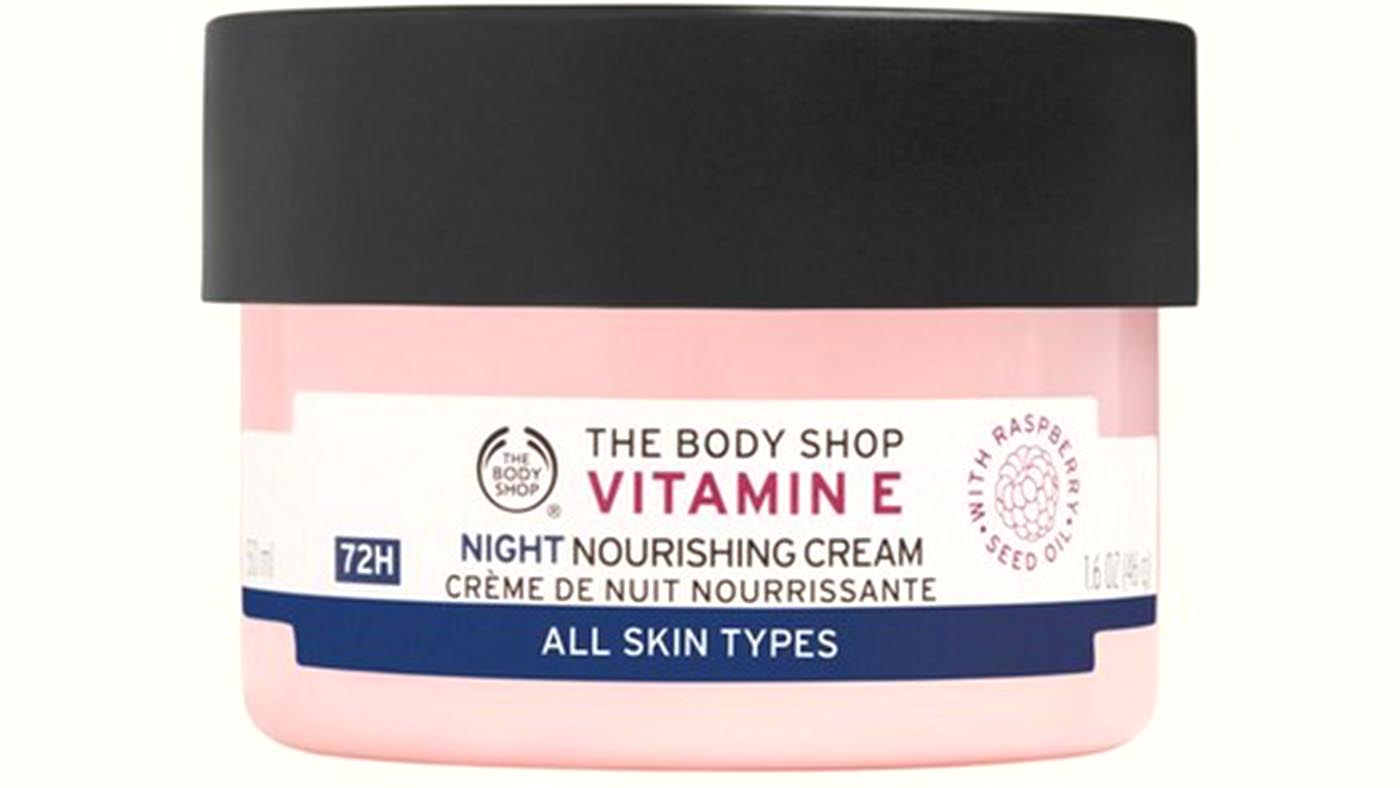 Body Shop Vit E cream: skin care for horse riders