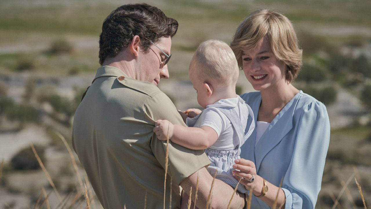 The Crown season 4 Prince Charles with William and Diana