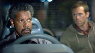 (L-R) Denzel Washington and Ryan Reynolds in "Safe House" (2012)