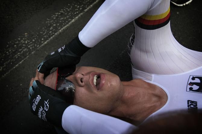 Tony Martin (Germany) starts to recover