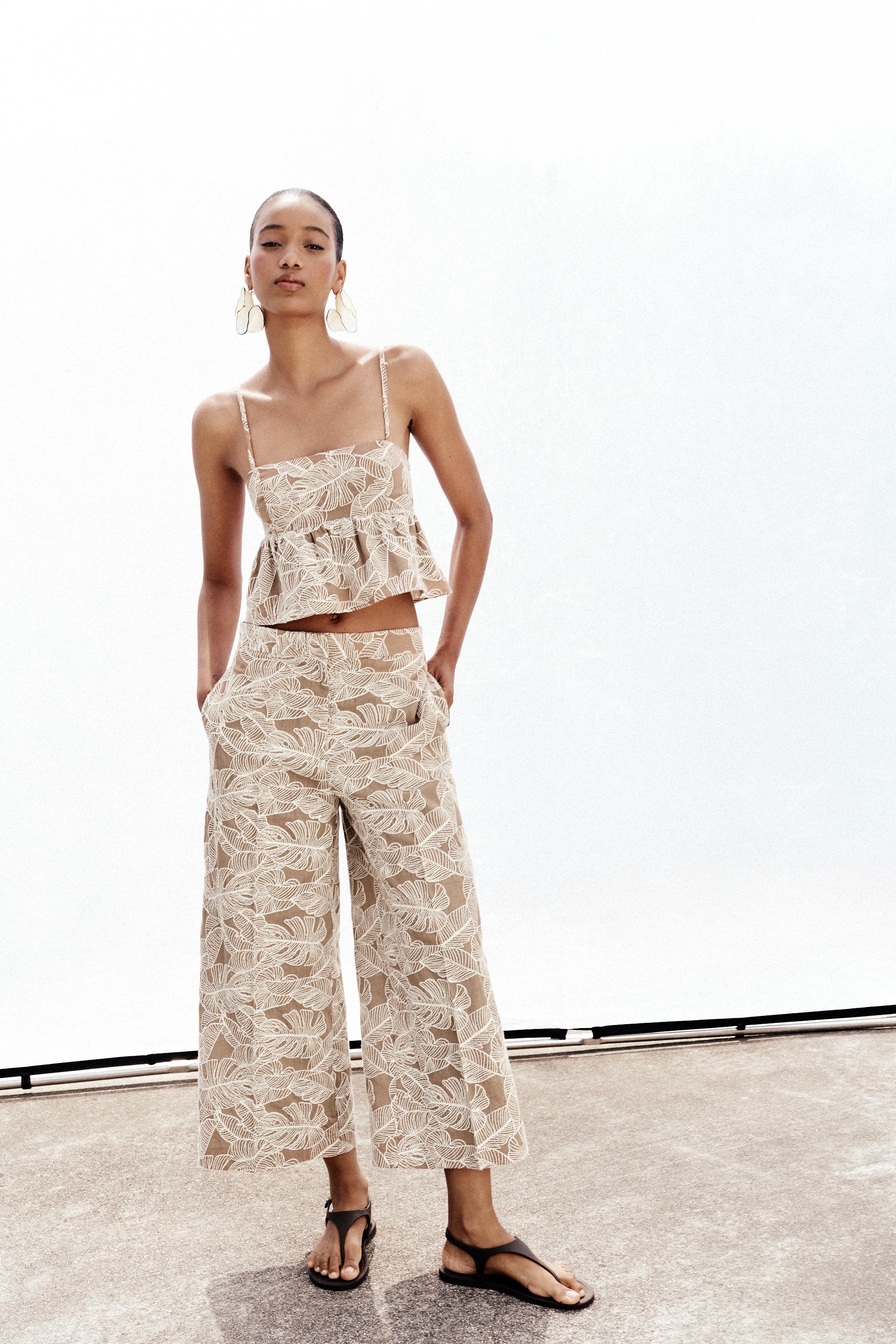 Embroidered Culottes
