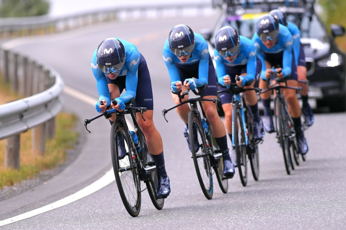Movistar in the Ladies Tour of Norway TTT