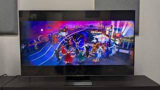 TCL C805 with La La Land on screen