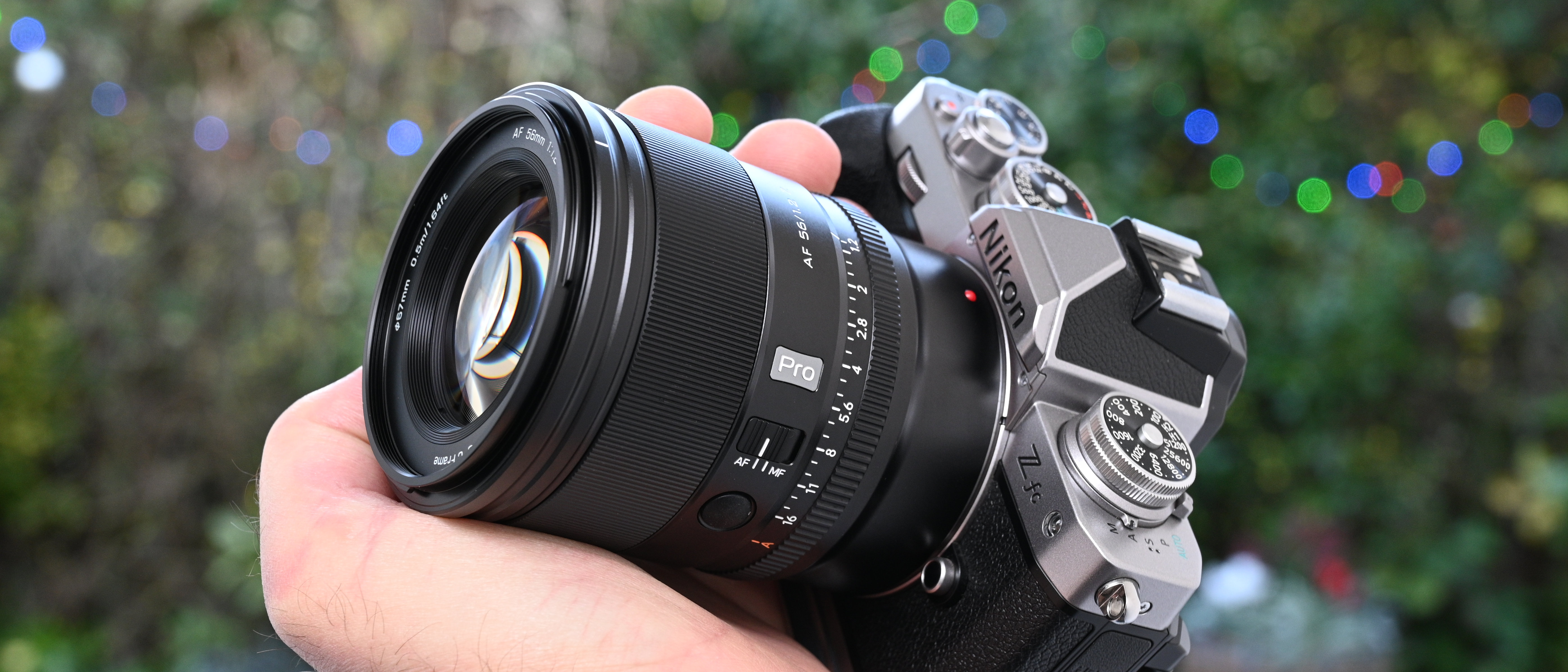 Viltrox AF 56mm f/1.2 Pro on Nikon Z fc camera