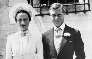 Duke and Duchess of Windsor after their marriage at the Chateau De Cande