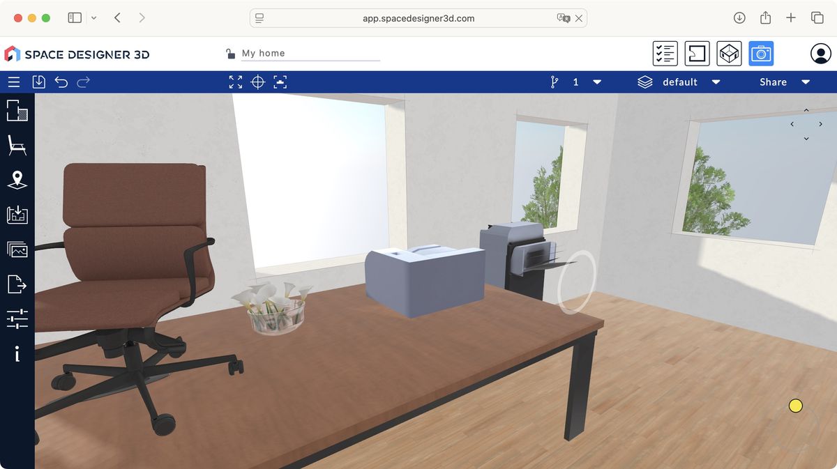 Space Designer 3D design software during our review