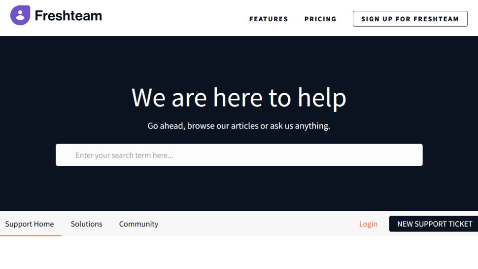Freshteam website screenshot (October 2025).