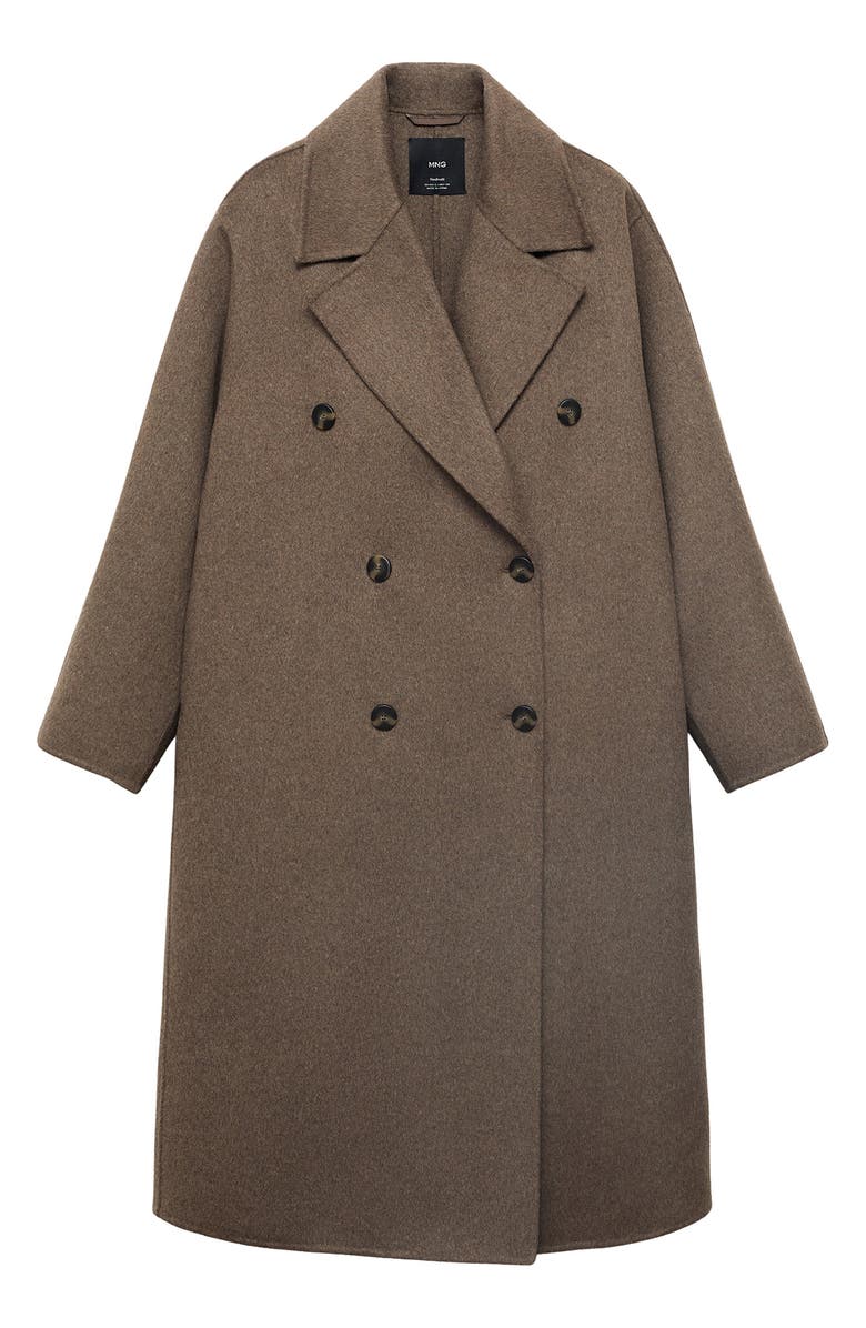 Picarol Double Breasted Wool Blend Coat