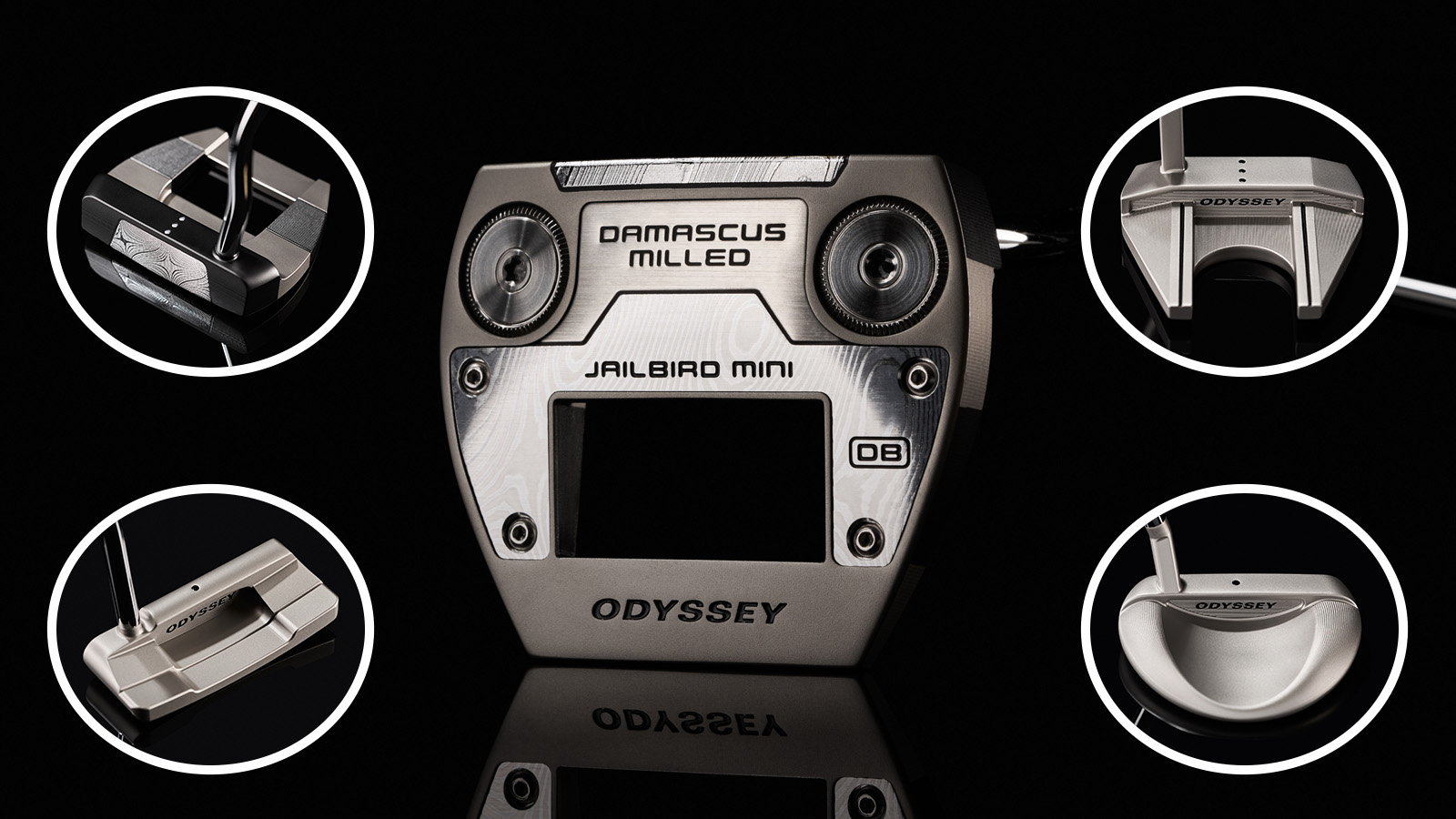 Oddysey Demascus Milled Putters
