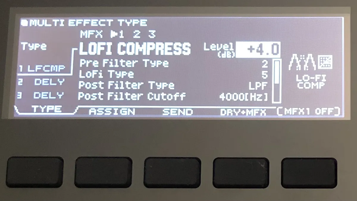 Adding effects using a drum module