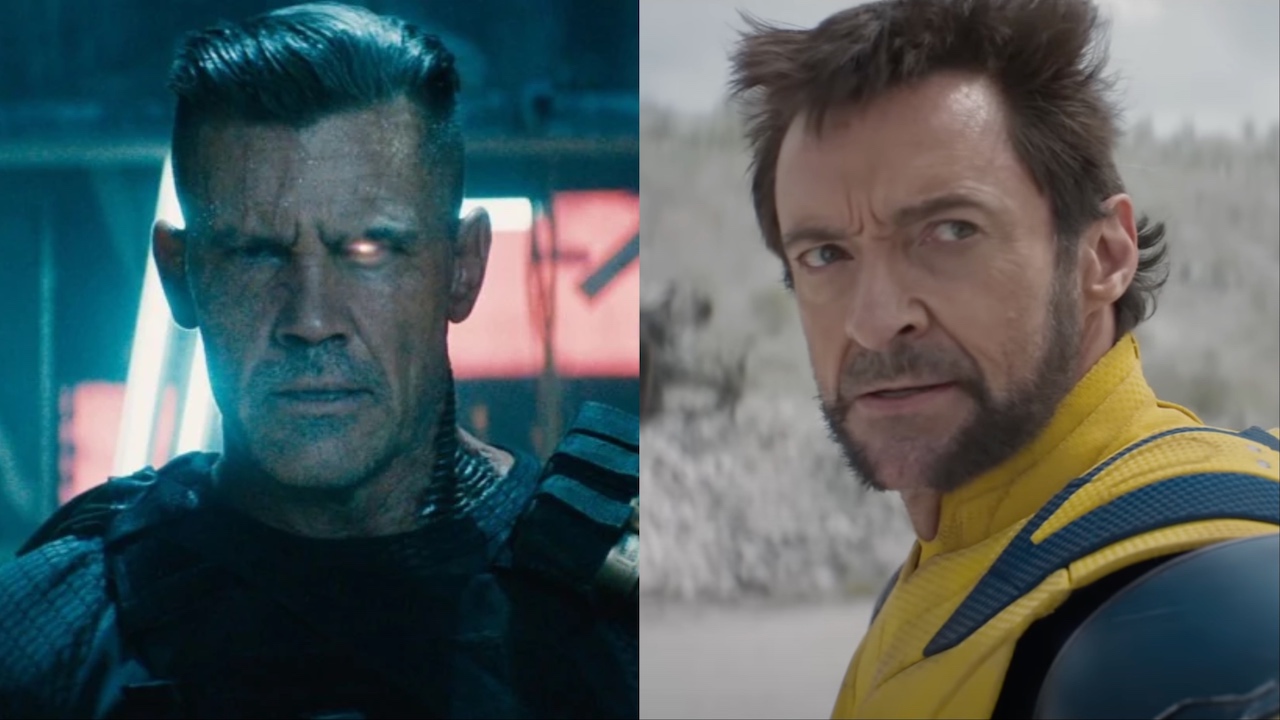 Josh Brolin's Cable and Hugh Jackman's Wolverine