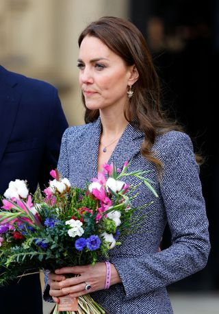 The Duke And Duchess Of Cambridge Attend The Official Opening Of The Glade Of Light Memorial