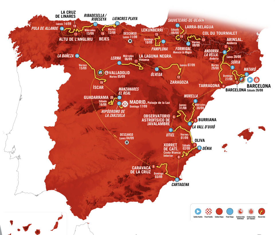 2025 Vuelta a España route Cyclingnews