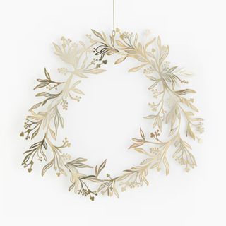 Metal Mistletoe Wreath