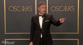 Waititi Oscar Keyboard Bashing