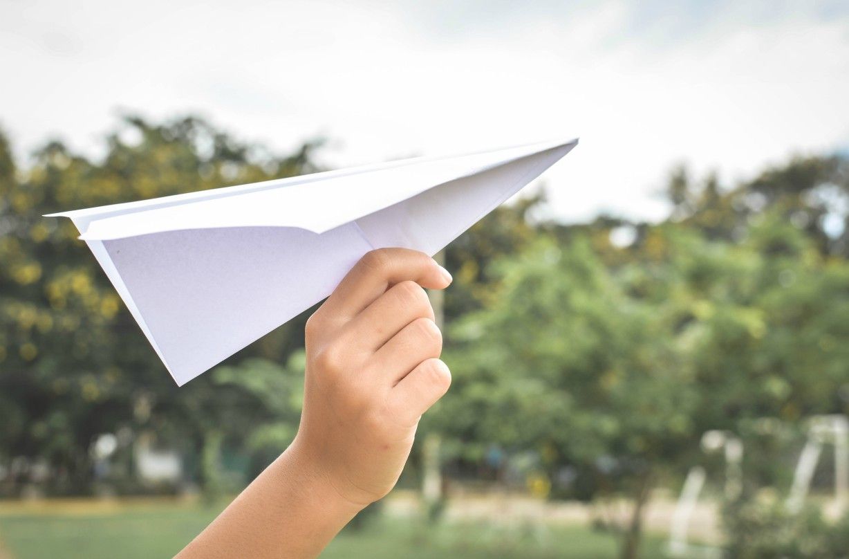 How to make a paper aeroplane