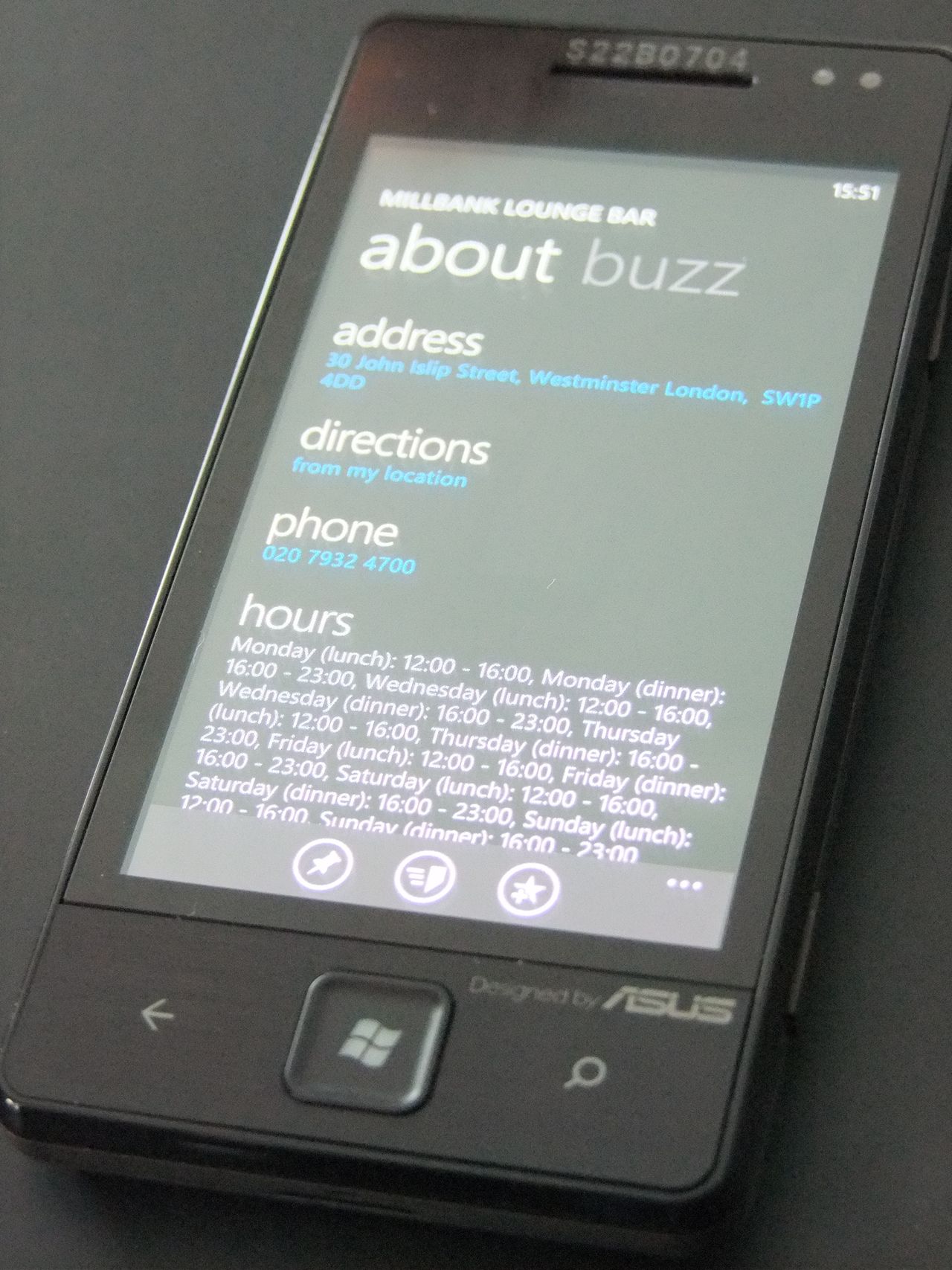 The Bing Local Scout feature in Windows Phone Mango