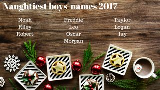 Naughtiest kids' names boys 2017