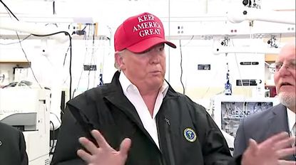 Trump visit the CDC