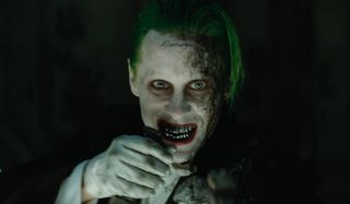 The Joker pulls a grenade's pin with his teeth in Suicide Squad