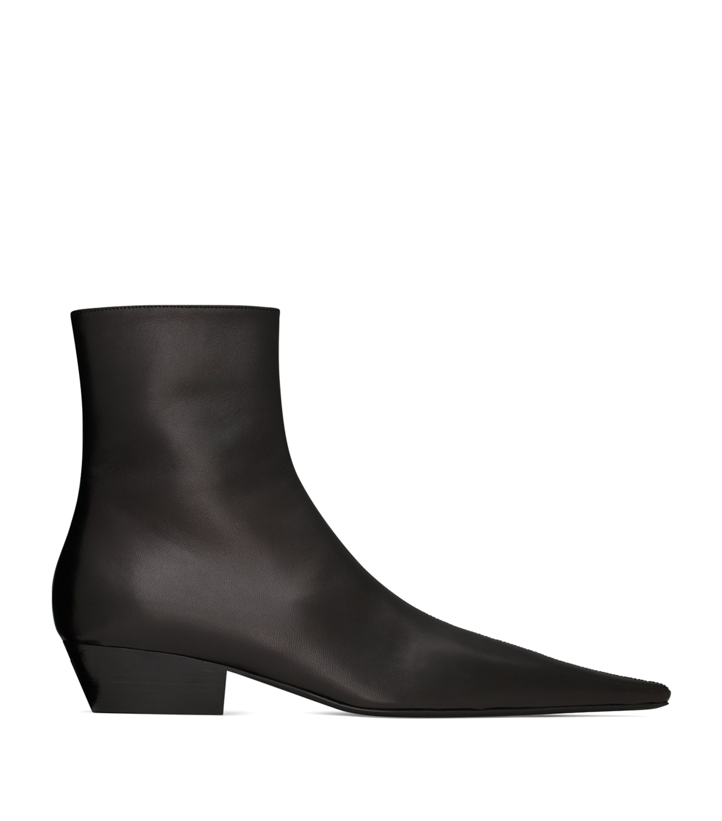 Saint Laurent Leather Jill Ankle Boots 30