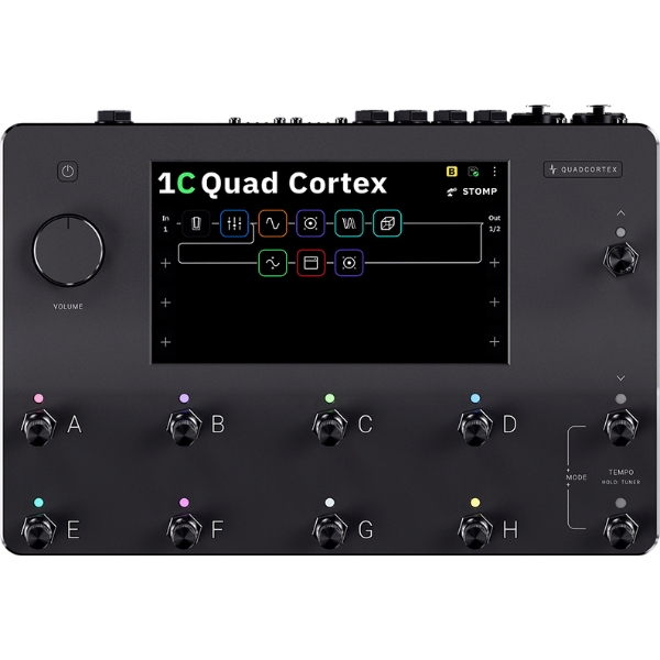 A Neural DSP Quad Cortex multi-effects pedal